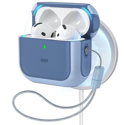 ESR for AirPods 5/4 Case (2026/2024), Compatible with MagSafe, Blue - color: Navy Blue, size: AirPods 5&4 Case