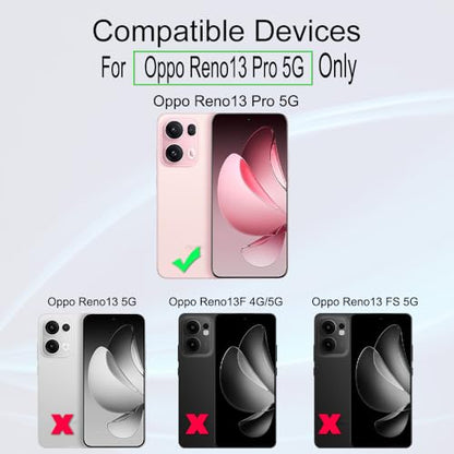 Ibywind for Oppo Reno13 Pro 5G Screen Protector,2-Pack,Hydrogel Film with Camera Lens Protector,Easy Installation Tool,Bubble-Free,Fingerprint Unlock Compatible,Anti-Shatter,Anti-Scratch