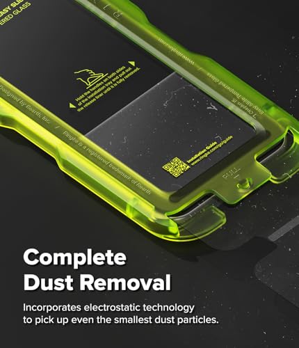 Ringke for OnePlus 15 Screen Protector [Easy Slide, 2 Pack] | Easy Installation with Alignment Tool, Case Friendly Premium 9H Hardness Tempered Glass