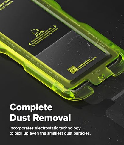 Ringke for OnePlus 15 Screen Protector [Easy Slide, 2 Pack] | Easy Installation with Alignment Tool, Case Friendly Premium 9H Hardness Tempered Glass