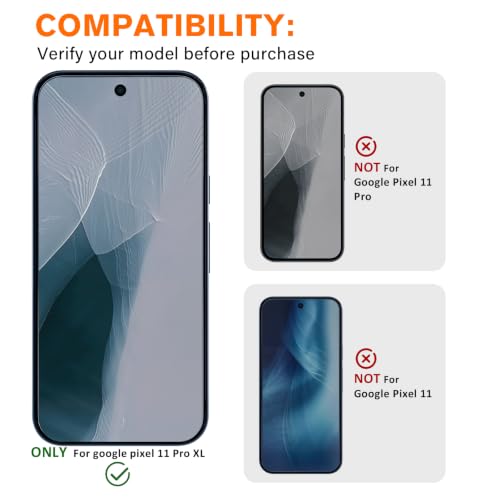 3 Pack for Google Pixel 11 Pro XL Camera Lens Protector - size: for Google Pixel 11 Pro XL