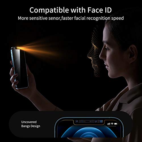 UNBREAKcable Privacy Screen Protector for iPhone 12/12 Pro, 2-Pack - size: iPhone 12/12 Pro