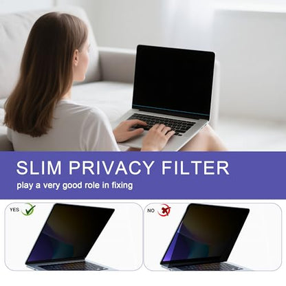 360° Privacy Screen Protector Compatible for MacBook Air 13''(2018-2021,M1) - color: MacBook Pro 13 Inch (2016-2022, M1,M2)