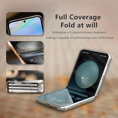 2 Pack for Samsung Galaxy Z Flip 3 Screen Protector [Not Glass] - size: 6.71 inch