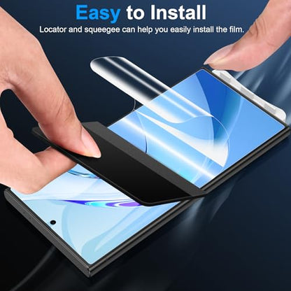LYWHL 5 Pack for Samsung Galaxy S23 Ultra Screen Protector [Like Original Fingerprint Unlock], Real Invisible Self-Healing Protective Film [Not Glass], HD Clear, Case Friendly, Scratch-Resistant - size: 6.8 inch - Samsung Galaxy S23 Ultra