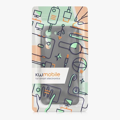 kwmobile Case Compatible with Samsung Galaxy S21 Case - Slim TPU Silicone Phone Cover - Soft Touch Finish - Dark Grey - color: dark grey, size: Galaxy S21