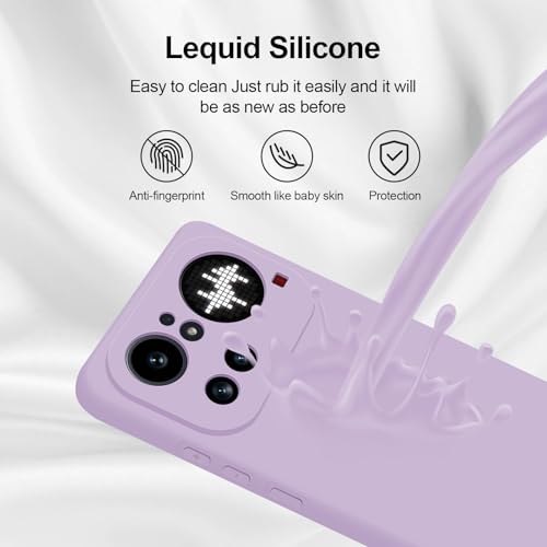 GiiYoon Silicone Case for Nothing Phone 4a Pro, Purple - color: Purple, size: Nothing Phone 4a Pro
