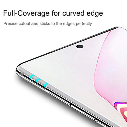 3 Pack TPU Screen Protector Compatible for Galaxy Note 10 Plus 10