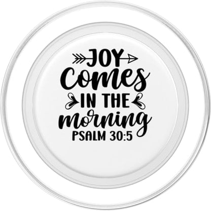 Joy Comes in The Morning Men and Women Thankful Grateful PopSockets PopGrip for MagSafe - style: Magnetic PopGrip