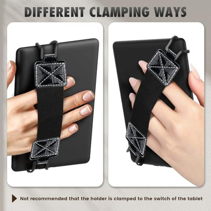 MoKo Security Hand-Strap for 6-8" Kindle eReaders Fire Tablets,Crocodile - color: B-crocodile Black, style: Black Strap