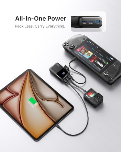 INIU Mini Portable Charger, Small 10000mAh 45W Fast Charging Power Bank - color: Black