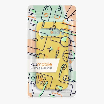 kwmobile Case Compatible with Google Pixel 9 Pro XL Case - Protective Slim TPU Cover with Soft Matte Finish - Radiant Yellow - color: Radiant Yellow