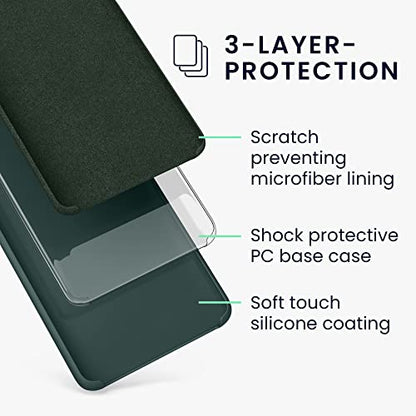 kwmobile Case Compatible with Google Pixel 7 Pro Case - TPU Silicone Phone Cover with Soft Finish - Blue Green - color: blue green, size: Pixel 7 Pro