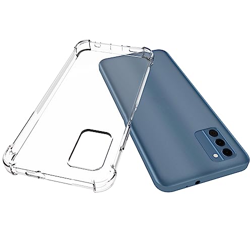 USTIYA Case for Nokia C300 4G Clear TPU Four Corners Protective Cover Transparent Soft funda