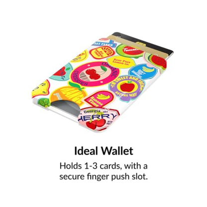 VELVET CAVIAR compatible with MagSafe Wallet - Magnetic Card Holder Wallet for iPhone 12/13/14/15 (Juicy Fruits) - color: Juicy Fruits