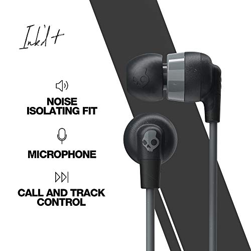 Skullcandy Ink’d+ Wired Earbuds with 3.5mm AUX Plug - Black - color: Black