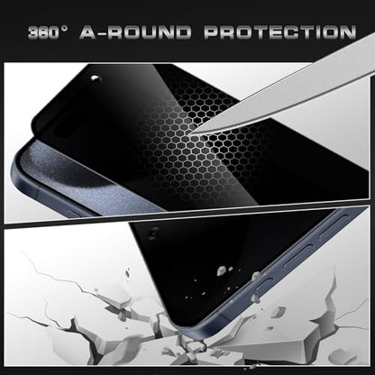 2 Pack for iPhone 15 Pro Max Privacy Screen Protector, Anti Spy Tempered Glass Film, Anti-Spy Protection for iPhone 15 Pro Max Screen Protector - size: iPhone 15 Pro Max