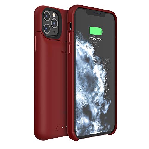 Mophie 401004408 Juice Pack Access - Ultra-Slim Wireless Charging Battery Case - Made for Apple iPhone 11 Pro Max - Product(Red) - color: Red
