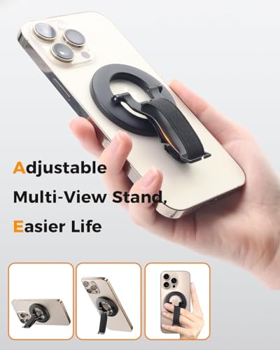 SUPERONE Magnetic Phone Stand Holder for Magsafe Phone Grip with Strap