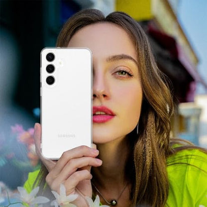 for Samsung Galaxy S25 FE Clear Case with 2 Pack Screen Protector, Shockproof Soft TPU Bumper and Hard PC Back Phone Case,Non-Yellowing,Anti-Scratch,Slim Fit Cover Case for Galaxy S25FE. - color: Samsung Galaxy S25 FE