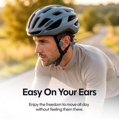 Raycon Bone Conduction Headphones - Open Ear Running Headphones & Bluetooth Earbuds, Sweat & Water-Resistant with Mic - color: Blue