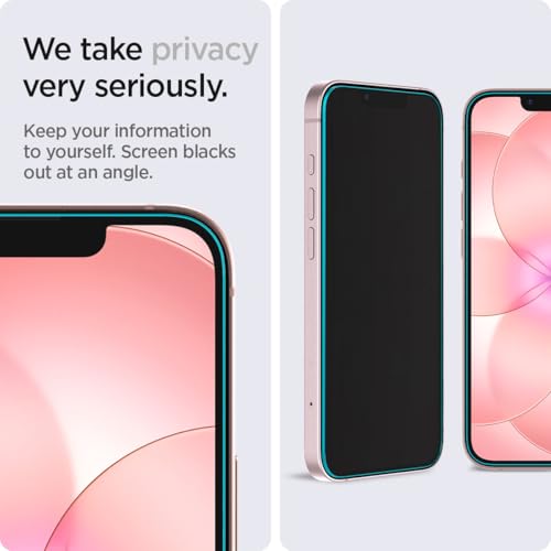 Spigen GlasTR EZFIT Privacy Screen Protector for iPhone 17e/16e/14/13/13Pro