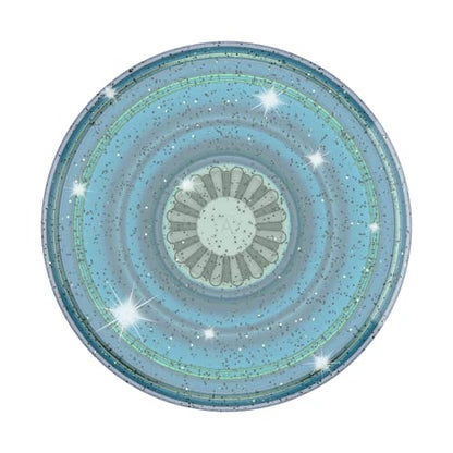 PopSockets Phone Grip with Expanding Kickstand, Adhesive Grip - Translucent Glitter Mint - color: Lavender