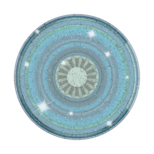 PopSockets Phone Grip with Expanding Kickstand, Adhesive Grip - Translucent Glitter Mint - color: Lavender