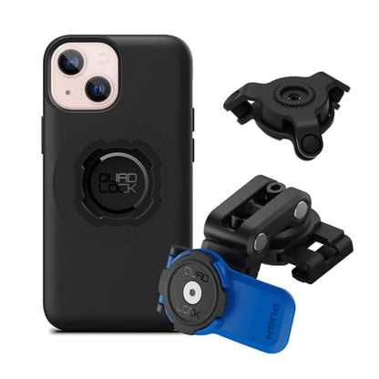 Quad Lock Brake Reservoir Motorcycle Phone Mount with Vibration Dampener and MAG Phone Case for iPhone 13 Mini - size: iPhone 13 Mini