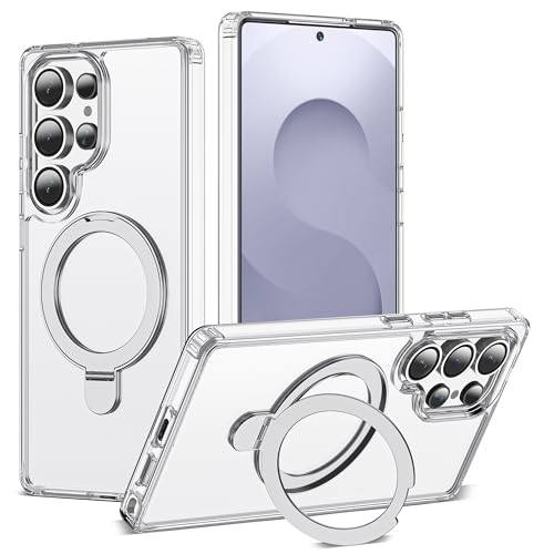 Clear Case for Samsung Galaxy S25 Ultra with Stand 6.9",Clear - color: Clear, size: Samsung Galaxy S25 Ultra