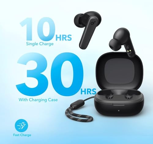 Soundcore by Anker P20i True Wireless Earbuds, with Big Bass, 30H Playtime - color: Black