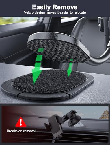 Wireless Car Charger Adjustable Gooseneck Dashboard Car Mount Fast Charging - style: Dashboard