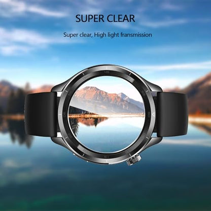 Anoowkoa 4 Pack Premium Screen Protector for Xiaomi Watch S4[NotvXiaomi Watch S4 Sport] Tempered Glass Film，9H Hardness,Ultra Resistant,Anti-Fingerprints,No Bubbles,HD-Clear,Easy Install - color: Xiaomi Watch S4