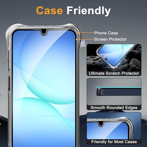 LYWHL 3 Pack for Samsung Galaxy A17 5G Tempered Glass Screen Protector - size: Samsung Galaxy A17