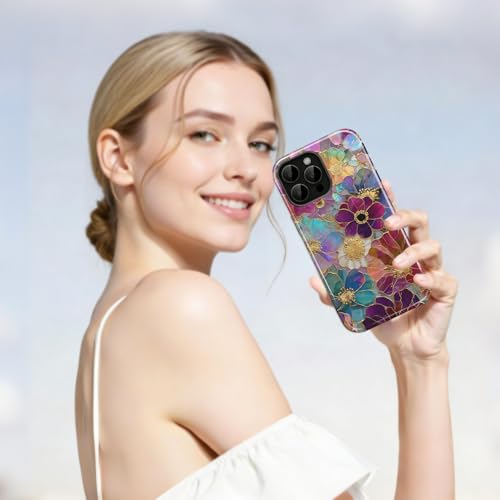 Generic Case Compatible with iPhone 11,Luxuriously Blooming Flowers Phone Women,Dual-Layer 11 - color: Luxuriously blooming flowers, size: for iPhone 11