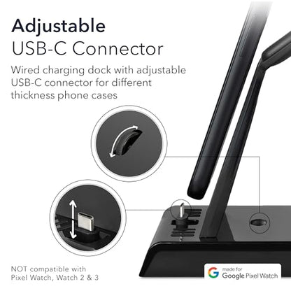 Wasserstein 3-in-1 Charging Station for Pixel, Buds, and Pixel Watch 4 & 5