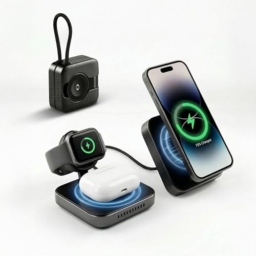 3-in-1 Wireless Charging Station, iPhone Watch AirPods