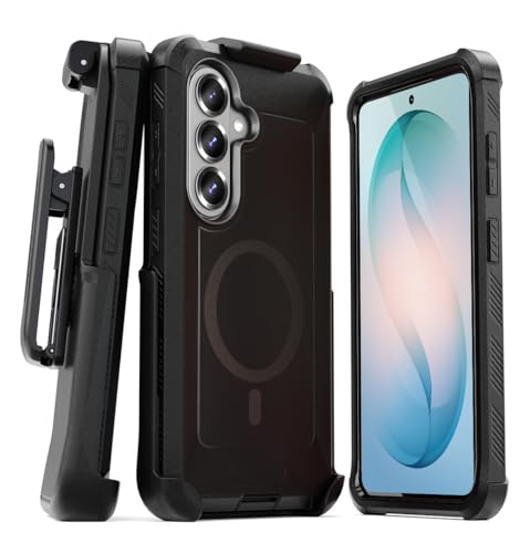 MOTIVE Heavy Duty Case for Samsung Galaxy s26, Belt Clip Holster | 6.3" | Bunker Series, Military Grade Multi-Layer Protection, PC/TPU Build, Sealed Port Cover, Compatible with MagSafe Qi2 Charging - size: s26