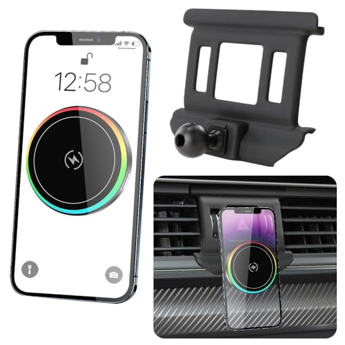 Car Magnetic Phone Mount for Audi Q5 SQ5 2018 2019 2020 2021 2022 2023 2024 Auto Interior Accessories Best Cellphone Holder Fast 15W Wireless Charger Cell Phones Charging Screen Stand Accessory