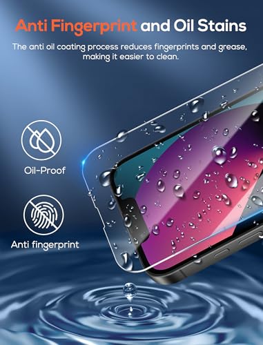 4 Pack for iPhone 13 Screen Protector，Premium Tempered Glass Film 9H Hardness，Scratch Resistant，Bubble Free，Easy Installation，Ultra Durable，HD Clear，Case Friendly [6.1 inch] - size: iPhone 13