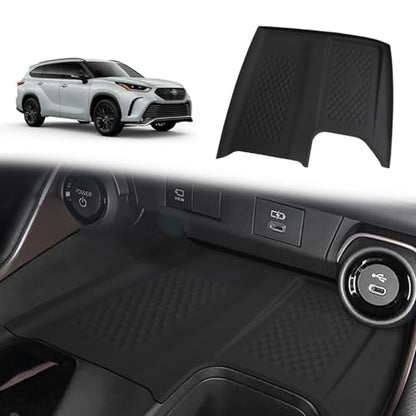 Wireless Charging Anti-Slip Mat for 2024 2025 2026 Toyota Grand Highlander, Silicone Waterproof Non-Slip & Anti-Scratch Center Console Phone Charger Protective Pad Liner Accessories