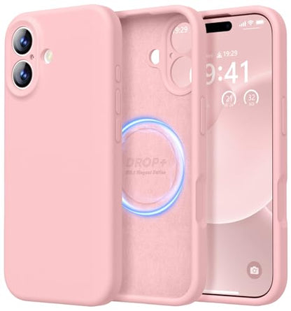 LOVE 3000 Magnetic for iPhone 17 Case Premium Silicone, Pink Sand - color: Pink Sand, size: iPhone 17 6.3inch