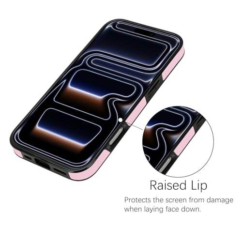 Compatible with iPhone 17 Pro Wallet Case with Card Holder(Hot Pink) | (2 Cards), Shockproof Soft TPU Protective Cover Women Girls, Card Holder Case for iPhone 17 Pro 6.3 Inch - color: Hot Pink, size: iPhone 17 Pro 6.3 inch