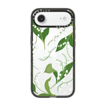 CASETiFY for iPhone Air Case - Impact | Slim Fit | 8.2 ft. 4X Military Grade Drop Protection | Lily of the Valley | Black - color: Lily of the Valley, size: Iphone Air (6.5")