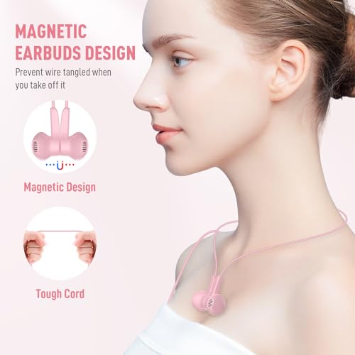 USB C Headphone for iPhone 17 Air 16 15 18 Pro Max Duo Plus/iPad, Pink - color: Pink