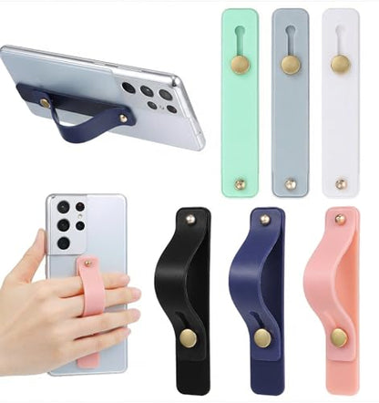 6 Pcs 4-Inch Silicone Phone Strap, Universal Phone Strap Phones Case Grip