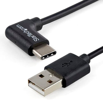 StarTech 3.3ft/1m USB-A to USB-C Right-Angle Charging Cable, 3A (USB2AC1MR) - size: 3 ft / 1m, style: USB 2.0 - C to A