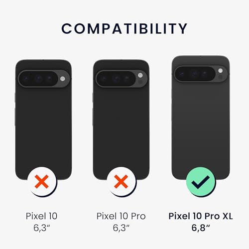 kwmobile Case Compatible with Google Pixel 10 Pro XL Case - Protective Slim TPU Phone Cover - Soft Matte Finish - Radiant Yellow - color: Radiant Yellow, size: Pixel 10 Pro XL