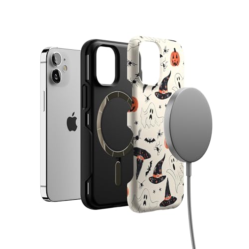 Casely iPhone 12 Mini Case | Feeling Witchy | Haunted Halloween | Bold Protective Design | Compatible with MagSafe - color: Feeling Witchy | Haunted Halloween, size: Iphone 12 Mini