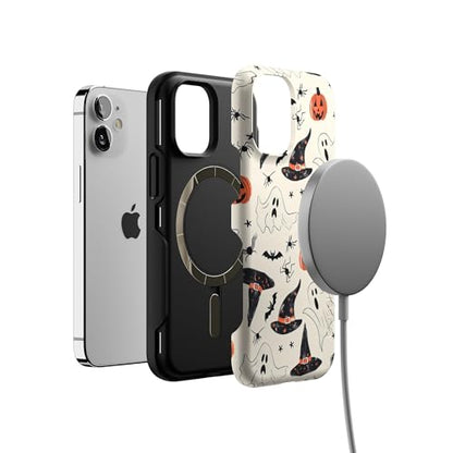 Casely iPhone 12 Mini Case | Feeling Witchy | Haunted Halloween | Bold Protective Design | Compatible with MagSafe - color: Feeling Witchy | Haunted Halloween, size: Iphone 12 Mini